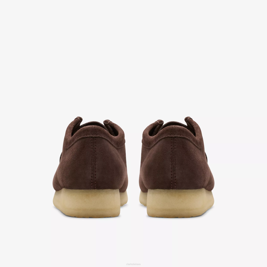 Clarks Wallabee H2XV696 tamsiai ruda zomša