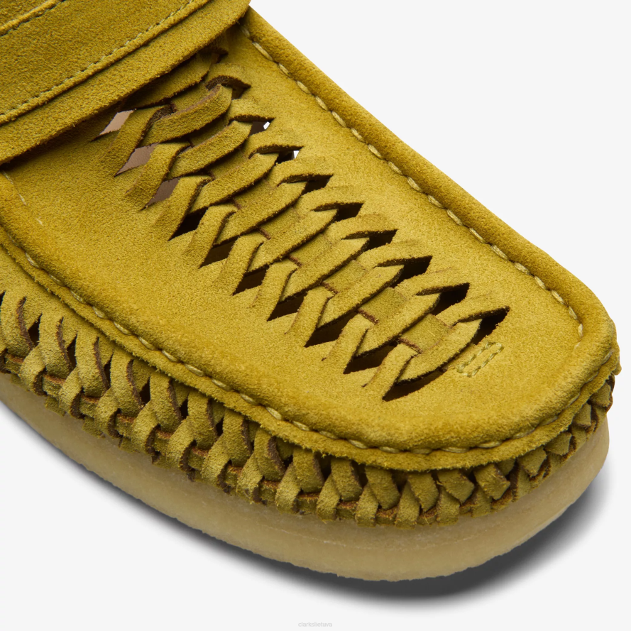 Clarks Wallabee Loafer pynimas H2XV669 alyvuogių zomšos