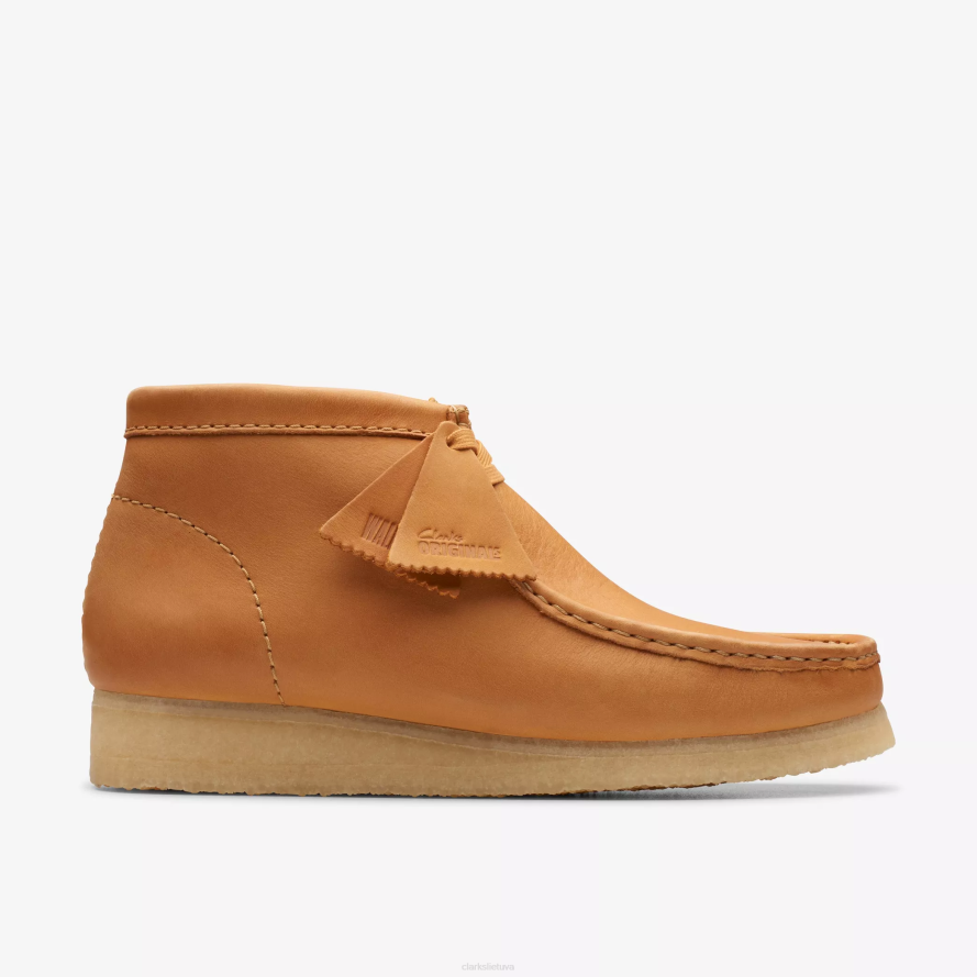 Clarks Wallabee batai H2XV656 vidutinio įdegio oda
