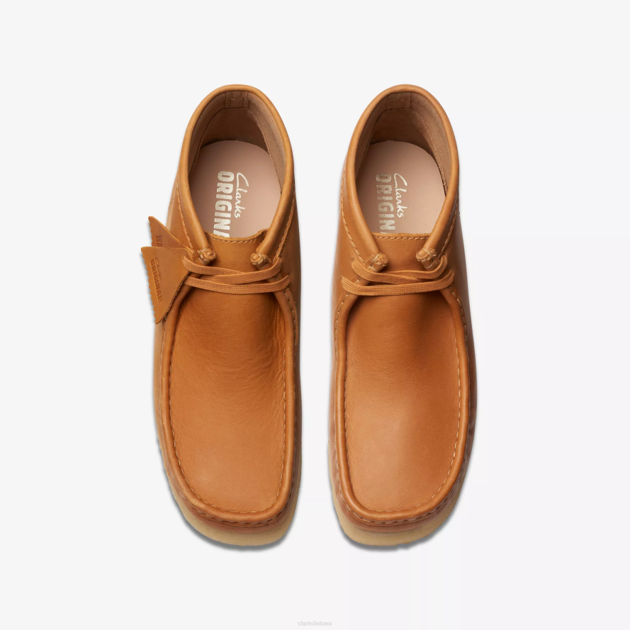 Clarks Wallabee batai H2XV656 vidutinio įdegio oda