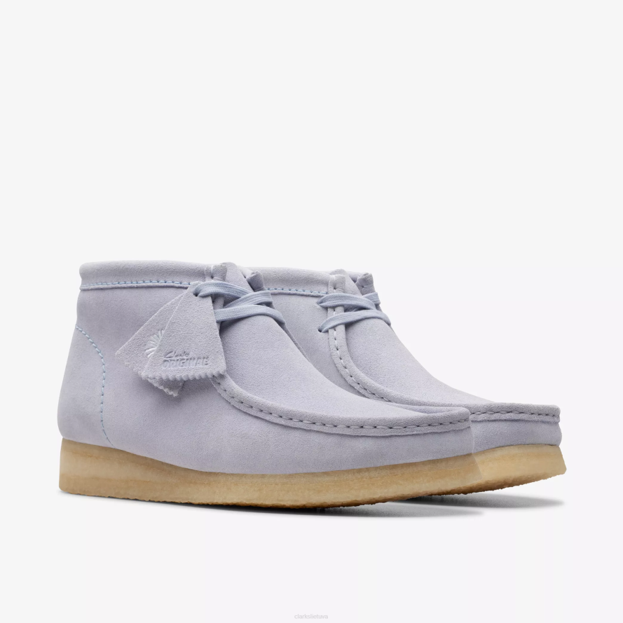 Clarks Wallabee batai H2XV658 debesuota pilka zomša
