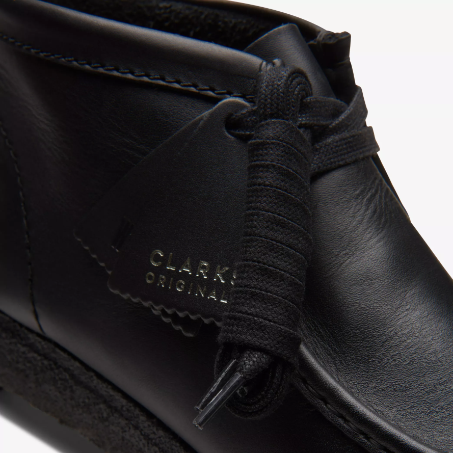 Clarks Wallabee batai H2XV659 juoda oda
