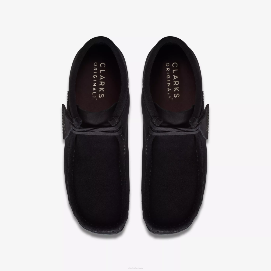 Clarks Wallabee batai H2XV693 juoda zomša