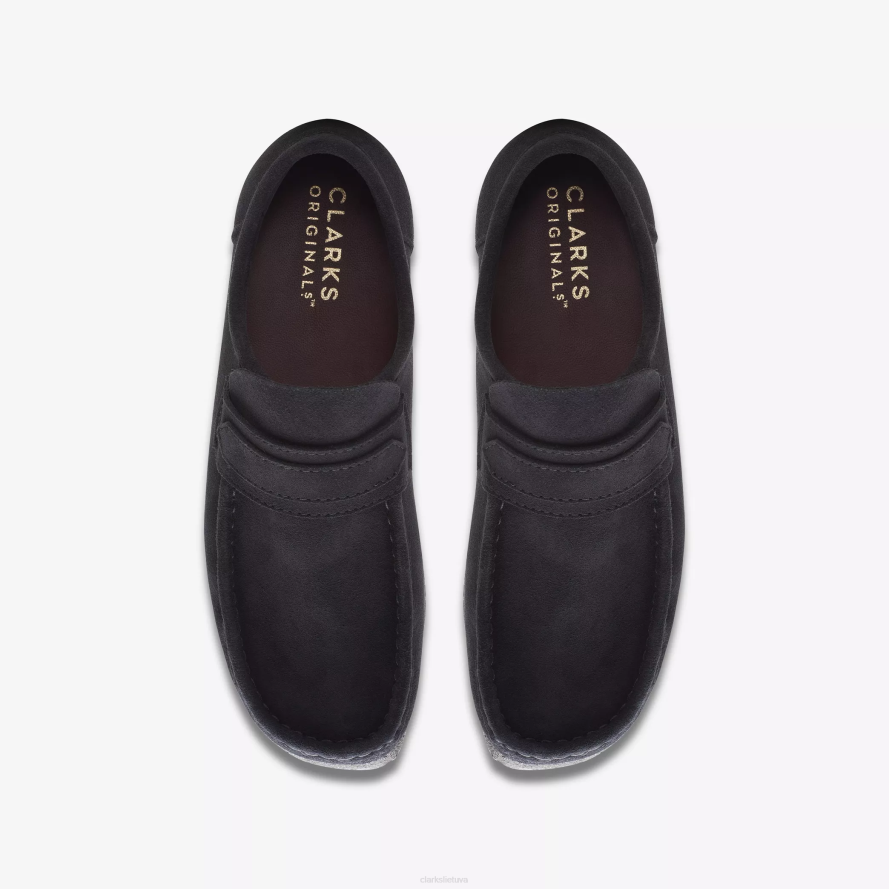 Clarks Wallabee loafer H2XV686 juoda zomša
