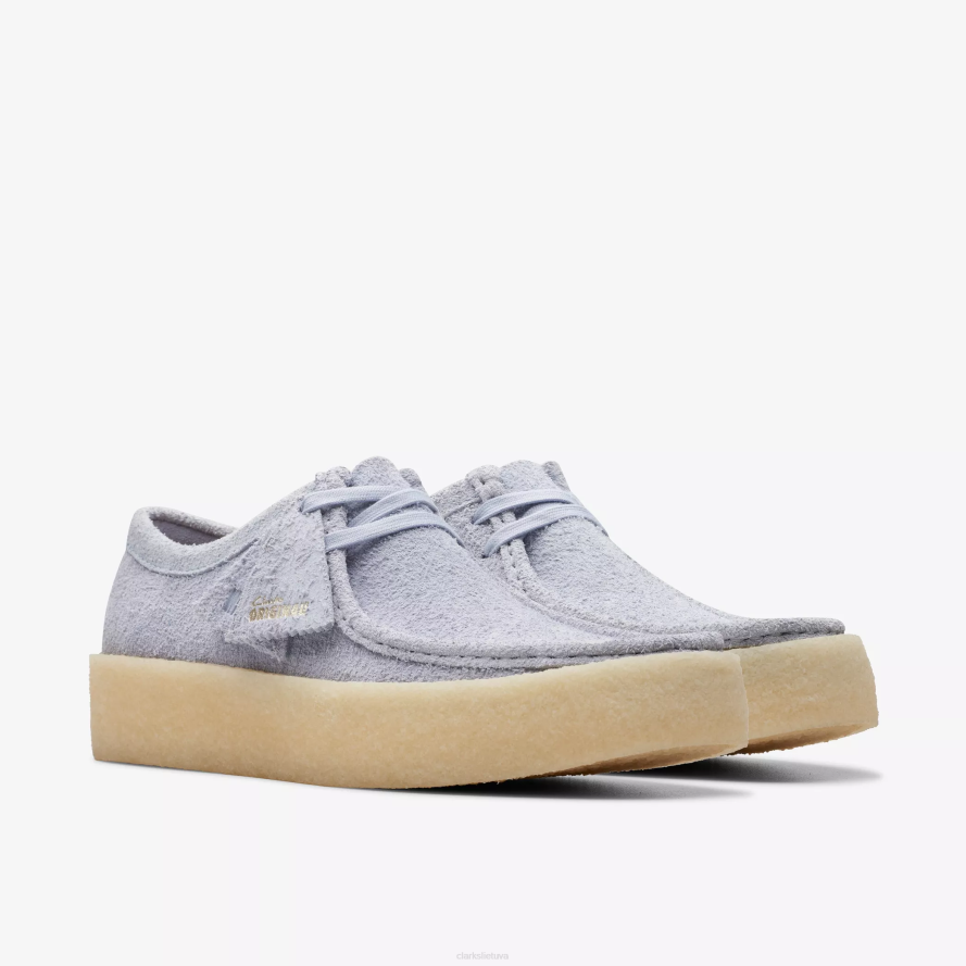 Clarks Wallabee puodelis H2XV679 debesuota pilka zomša