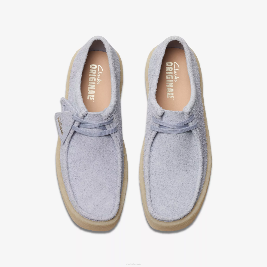 Clarks Wallabee puodelis H2XV679 debesuota pilka zomša
