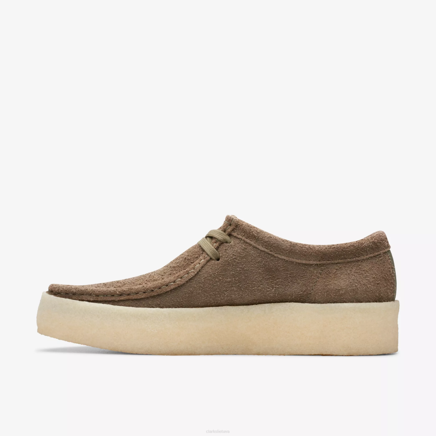 Clarks Wallabee puodelis H2XV682 blyški chaki zomša