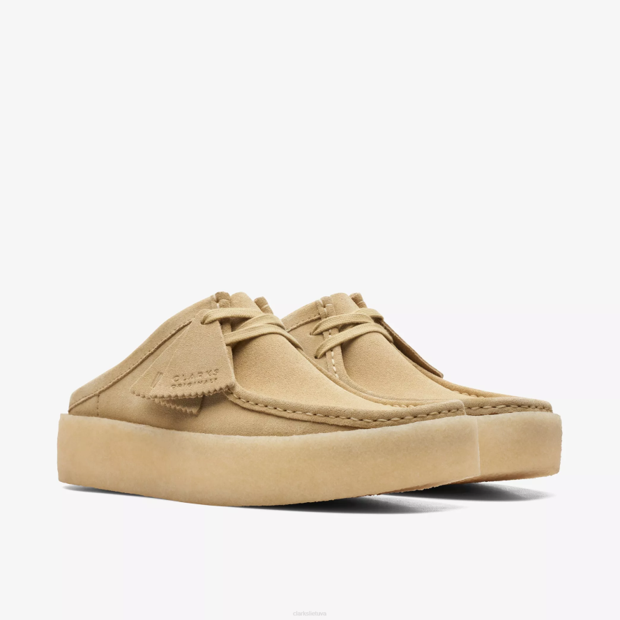 Clarks Wallabee puodelis lo H2XV698 klevo zomša